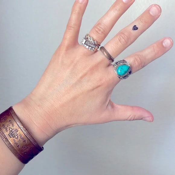 😍sold🥰Sterling silver band - Picture 5 of 6